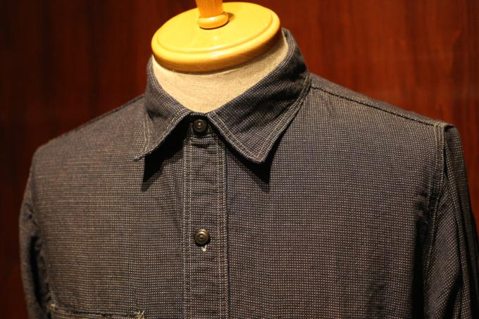 デラックスウエア スタンダードワークシャツ 40年代スタイル ピン 