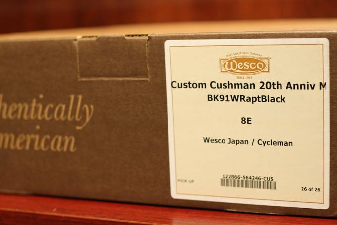 WESCO×CUSHMAN クッシュマン 20周年記念モデル ウエスコブーツ