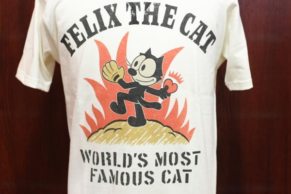 TOYS McCOY 期中特別アイテム フィリックスTシャツ THE LUCKY CAT TMC2637